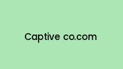 Captive-co.com Coupon Codes