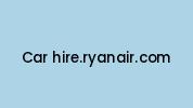 Car-hire.ryanair.com Coupon Codes