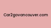 Car2govancouver.com Coupon Codes