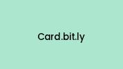 Card.bit.ly Coupon Codes