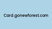 Card.gonewforest.com Coupon Codes