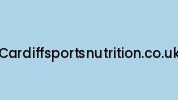 Cardiffsportsnutrition.co.uk Coupon Codes