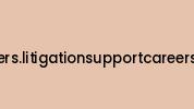 Careers.litigationsupportcareers.com Coupon Codes
