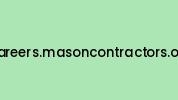 Careers.masoncontractors.org Coupon Codes