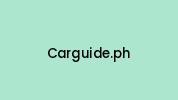 Carguide.ph Coupon Codes