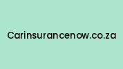 Carinsurancenow.co.za Coupon Codes