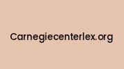 Carnegiecenterlex.org Coupon Codes