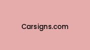 Carsigns.com Coupon Codes