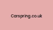 Carspring.co.uk Coupon Codes