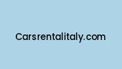 Carsrentalitaly.com Coupon Codes