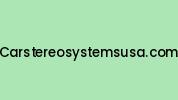 Carstereosystemsusa.com Coupon Codes