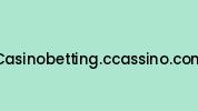 Casinobetting.ccassino.com Coupon Codes