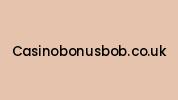 Casinobonusbob.co.uk Coupon Codes