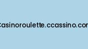 Casinoroulette.ccassino.com Coupon Codes
