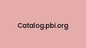 Catalog.pbi.org Coupon Codes