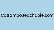 Catrambo.teachable.com Coupon Codes