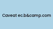 Caveat-ec.bandcamp.com Coupon Codes