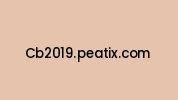 Cb2019.peatix.com Coupon Codes