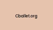 Cballet.org Coupon Codes