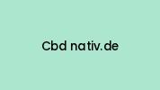 Cbd-nativ.de Coupon Codes