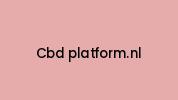 Cbd-platform.nl Coupon Codes