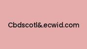 Cbdscotland.ecwid.com Coupon Codes