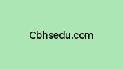 Cbhsedu.com Coupon Codes
