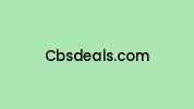 Cbsdeals.com Coupon Codes