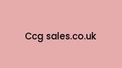 Ccg-sales.co.uk Coupon Codes