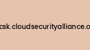 Ccsk.cloudsecurityalliance.org Coupon Codes