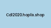 Cdl2020.hoplix.shop Coupon Codes