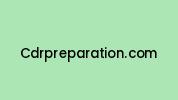 Cdrpreparation.com Coupon Codes