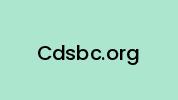 Cdsbc.org Coupon Codes