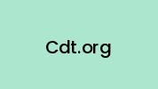 Cdt.org Coupon Codes