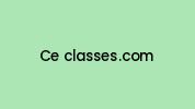 Ce-classes.com Coupon Codes