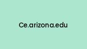 Ce.arizona.edu Coupon Codes
