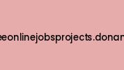 Cebufreeonlinejobsprojects.donanza.com Coupon Codes
