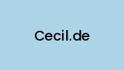Cecil.de Coupon Codes
