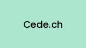 Cede.ch Coupon Codes