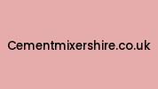 Cementmixershire.co.uk Coupon Codes
