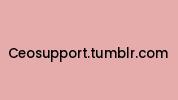 Ceosupport.tumblr.com Coupon Codes