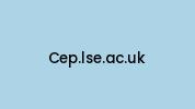 Cep.lse.ac.uk Coupon Codes