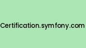 Certification.symfony.com Coupon Codes