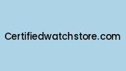 Certifiedwatchstore.com Coupon Codes