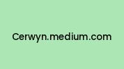 Cerwyn.medium.com Coupon Codes