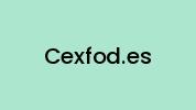 Cexfod.es Coupon Codes