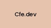 Cfe.dev Coupon Codes
