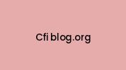 Cfi-blog.org Coupon Codes