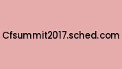 Cfsummit2017.sched.com Coupon Codes