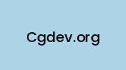 Cgdev.org Coupon Codes